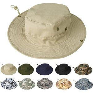 Sun hat UPF 50 bucket hat boonie fishing hiking safari beach hat for men women